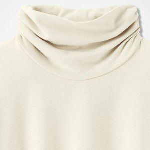 NWT Coldwater Creek Turtleneck PrimaKnit M cream/off white